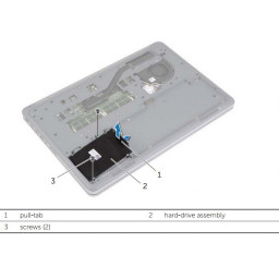 Dell Inspiron 15-7537 Замена жесткого диска