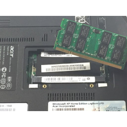 Замена карты памяти Acer Aspire One 751h-1948