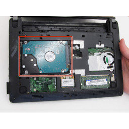 Замена жесткого диска Gateway Lt4004u