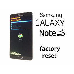 Samsung Galaxy Note 3 - стирание данных / сброс настроек к заводским